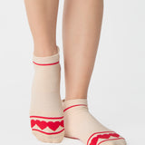 Heartstrings Full Foot Grip Sock