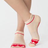 Heartstrings Full Foot Grip Sock
