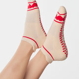 Heartstrings Full Foot Grip Sock
