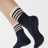 Lexi Slouch Crew Grip Sock